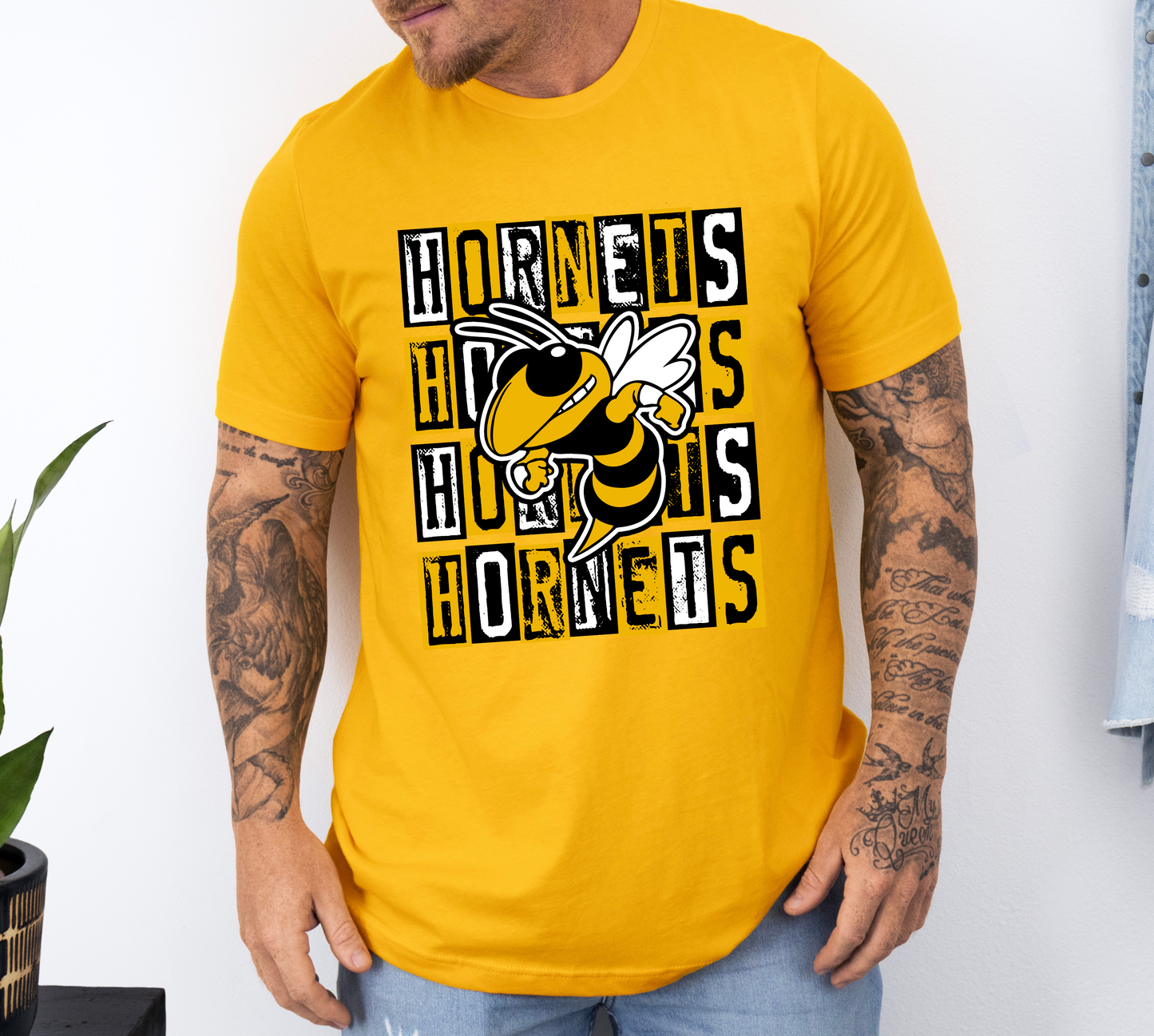 HORNETS Stacked tee