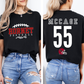 HORNET FOOTBALL MOM - MUENSTER Personalized Tee