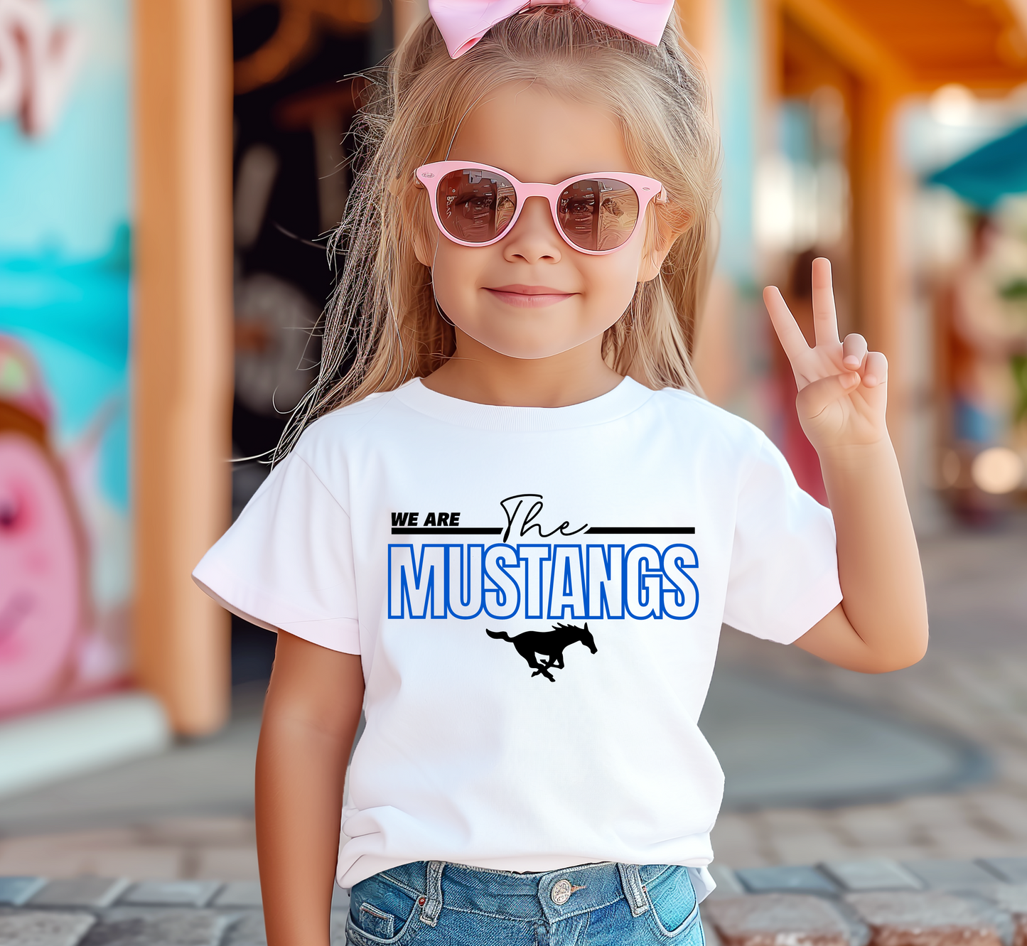 Youth WE ARE THE MUSTANGS Top