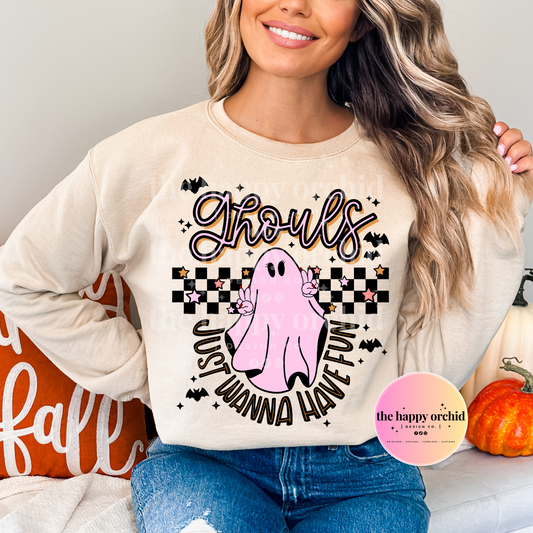 GHOULS JUST WANNA HAVE FUN Top