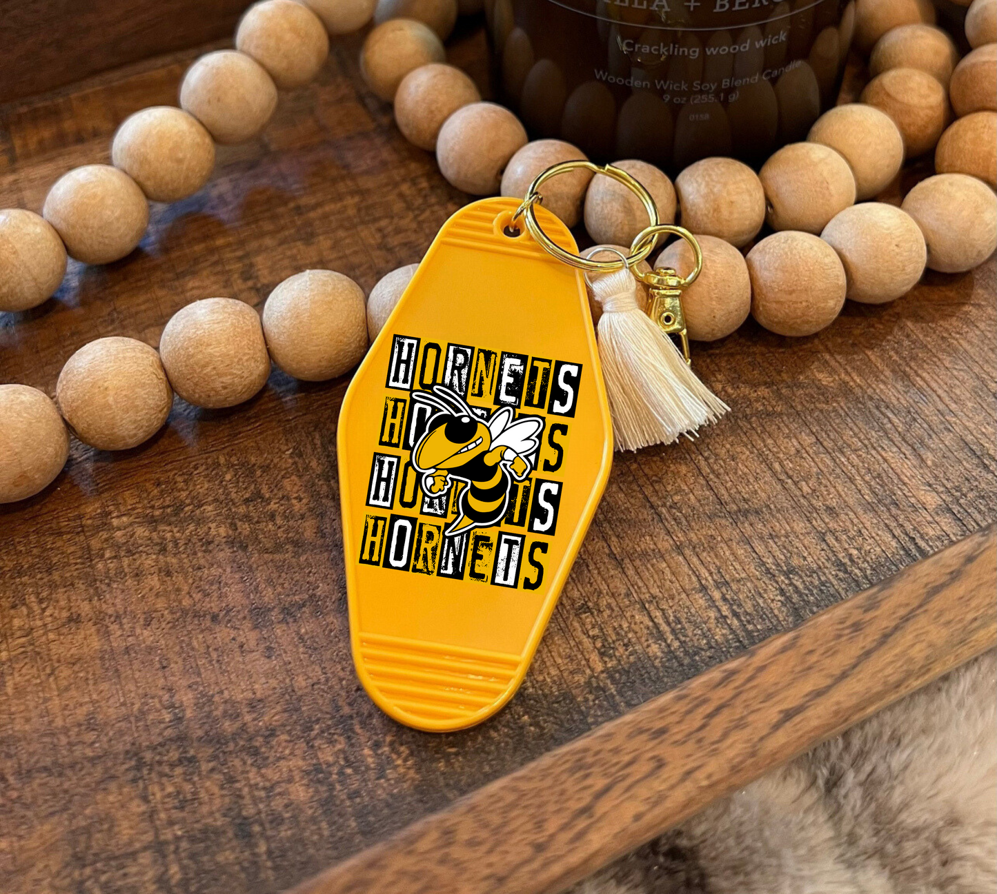 ERA HORNET Stamped Motel Keychain