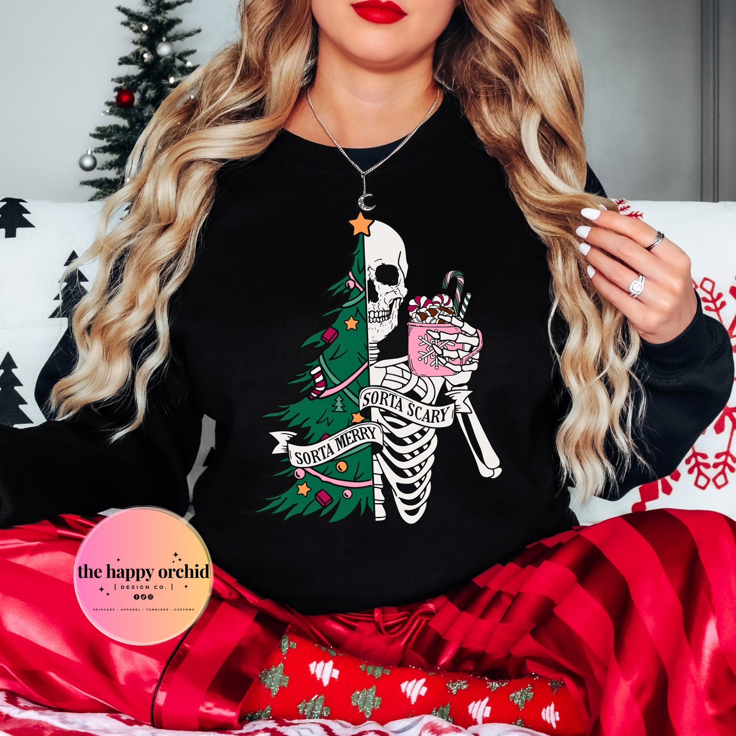 SORTA MERRY, SORTA SCARY Crewneck