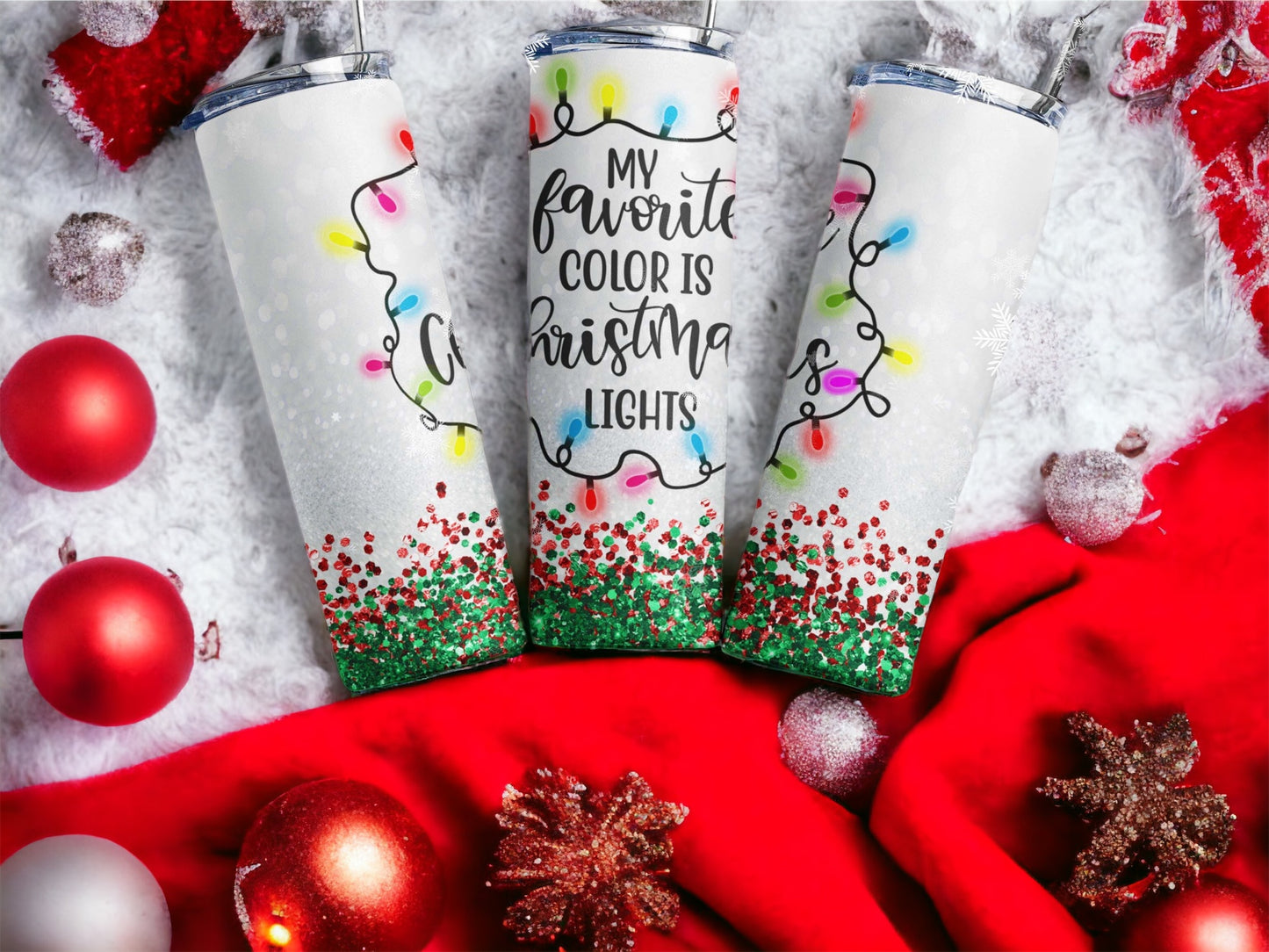 CHRISTMAS LIGHTS Tumbler