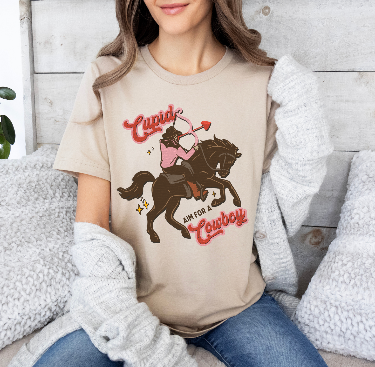 AIM FOR A COWBOY Valentine’s Top