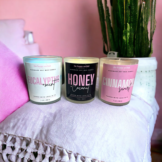 NATURAL SINGLE WICK CANDLES