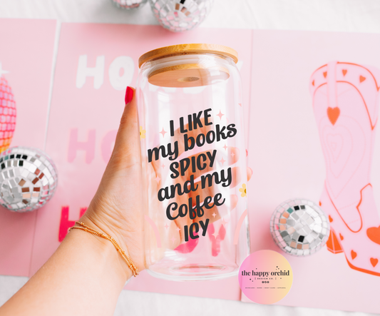 BOOKS SPICY COFFEE ICY Tumbler