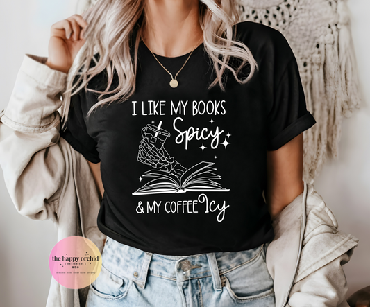 BOOKS SPICY COFFEE ICY