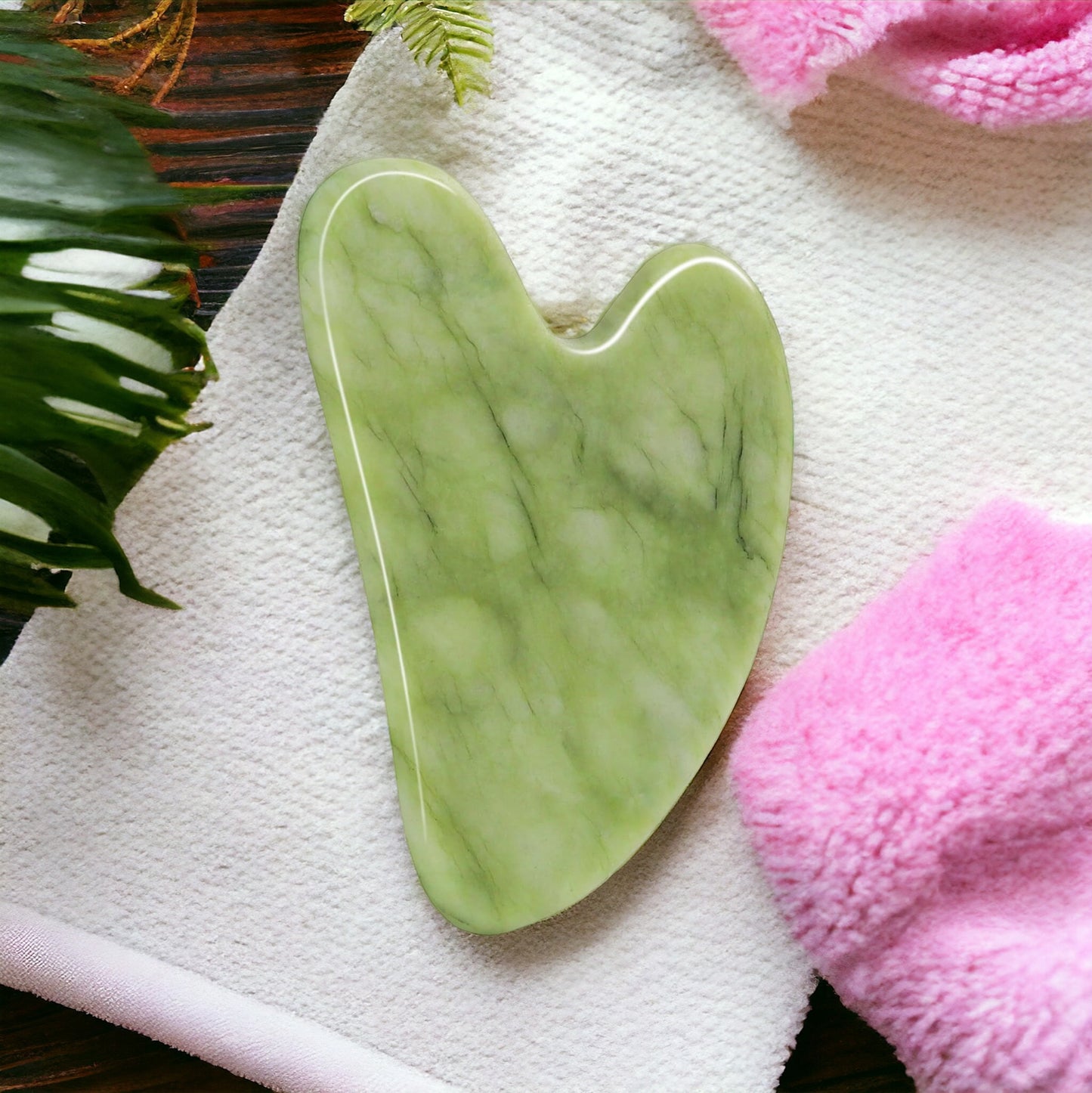 GUA SHA Facial Lifting Tool - Jade