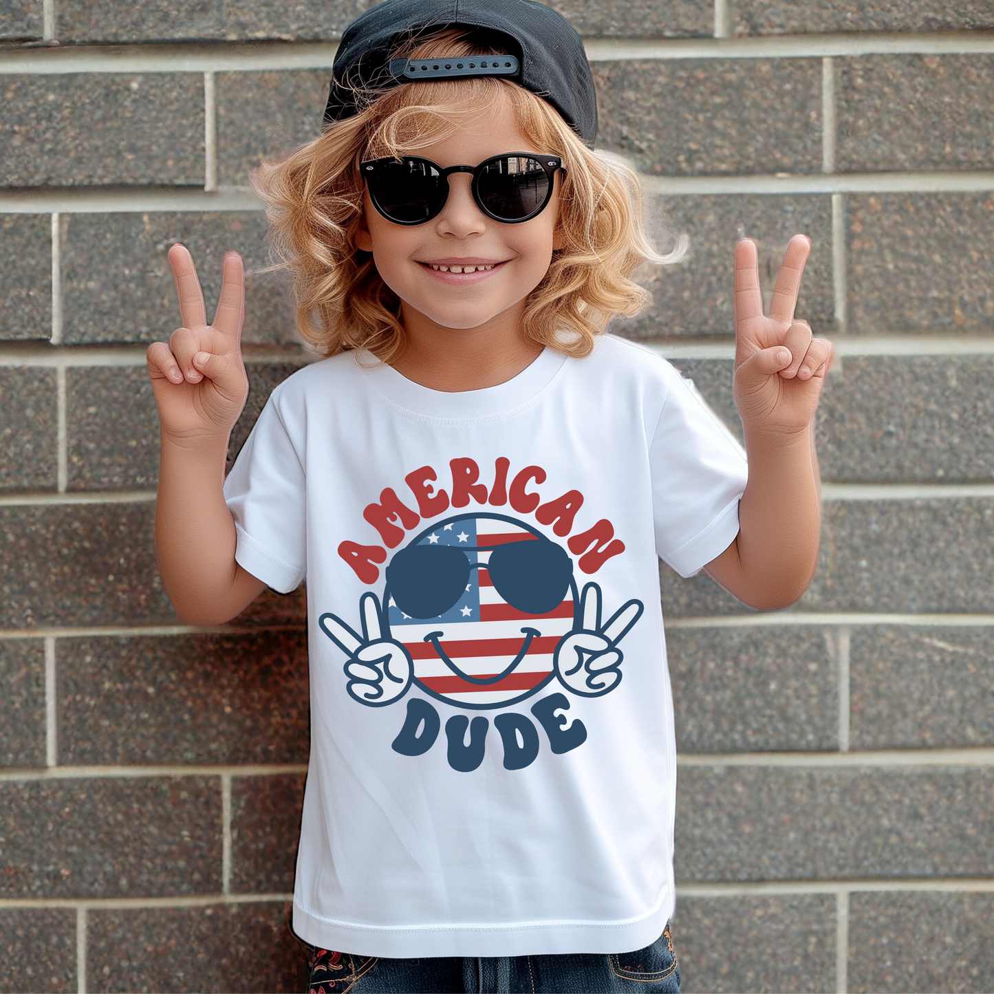 Toddler AMERICAN DUDE Top