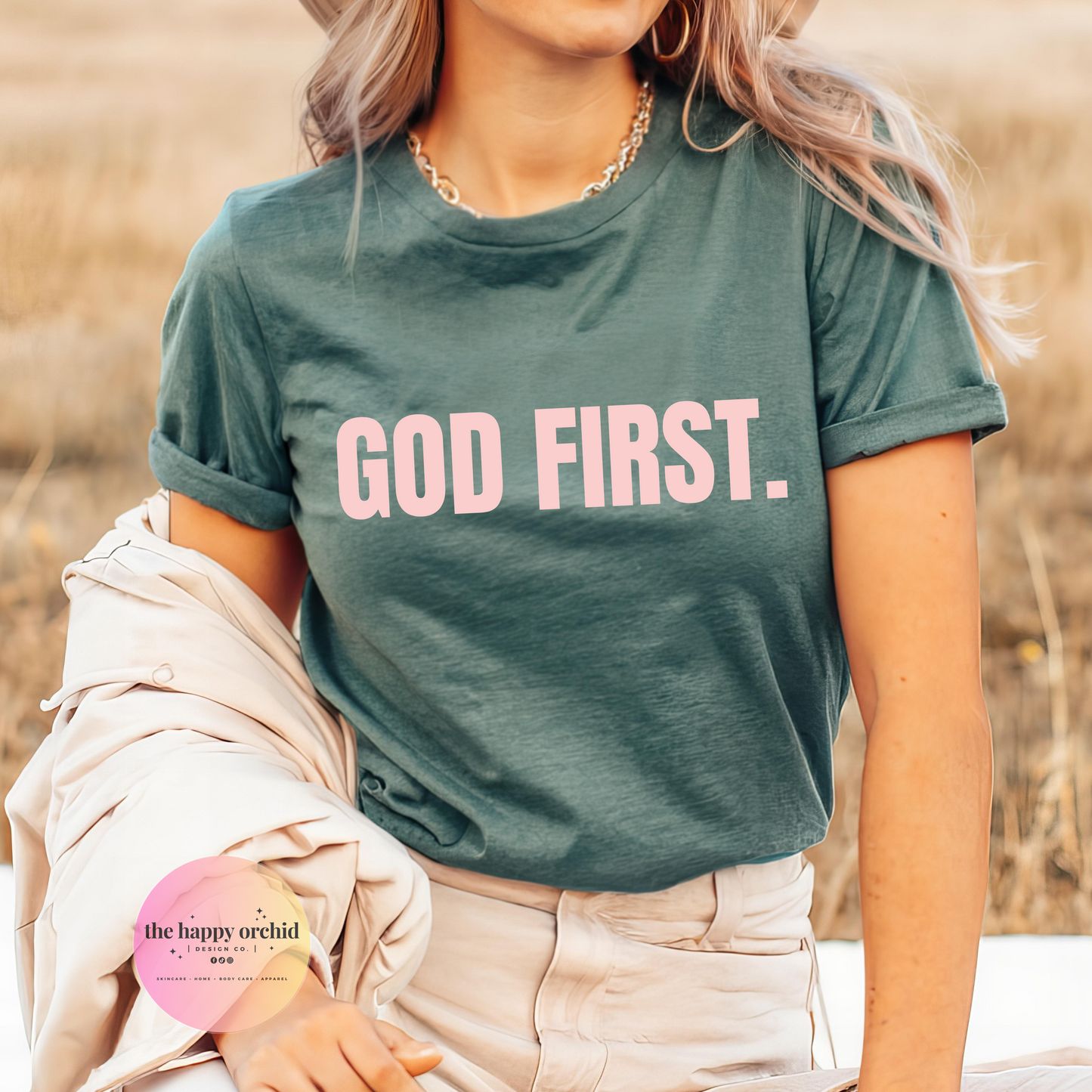 GOD FIRST tee