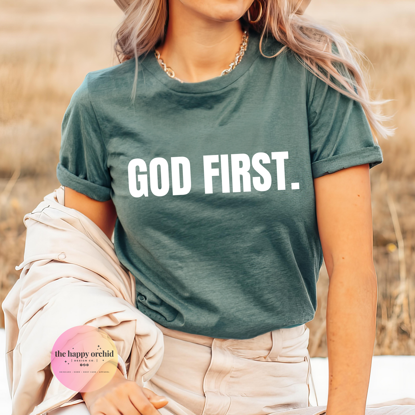 GOD FIRST tee