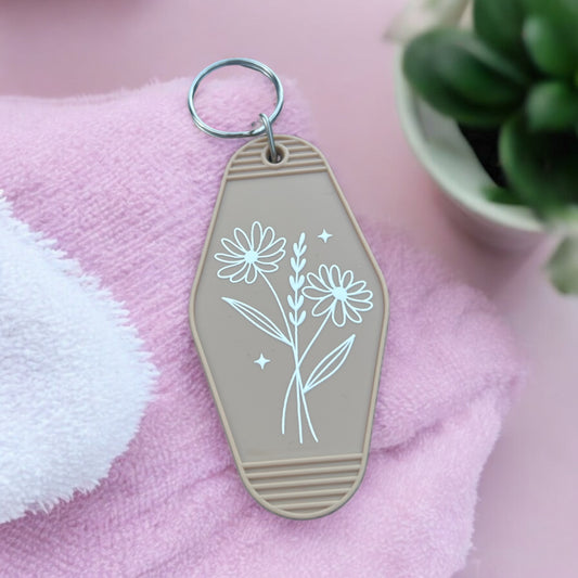 FLORAL Motel Keychain