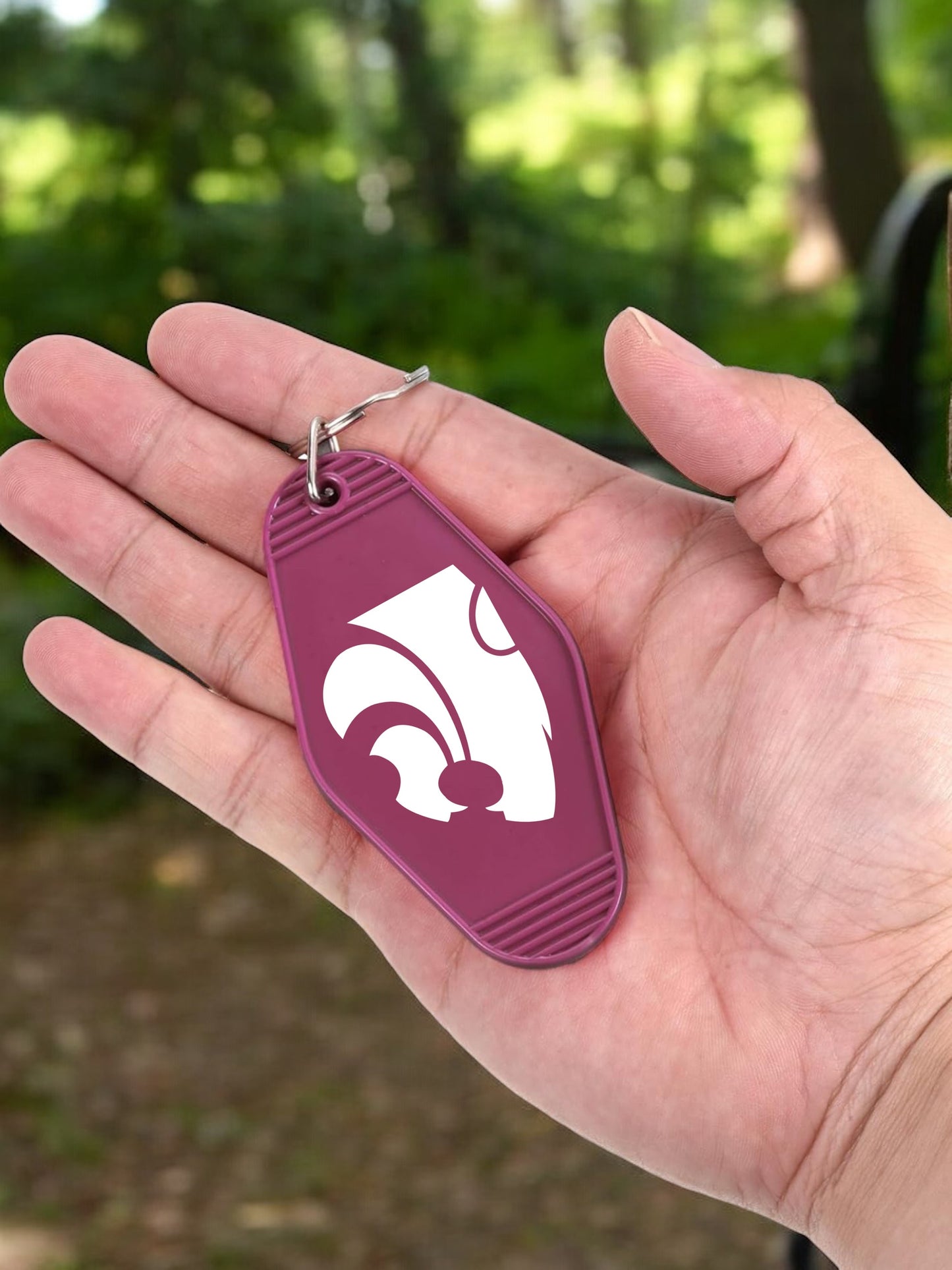 WILDCATS Logo Motel Keychain