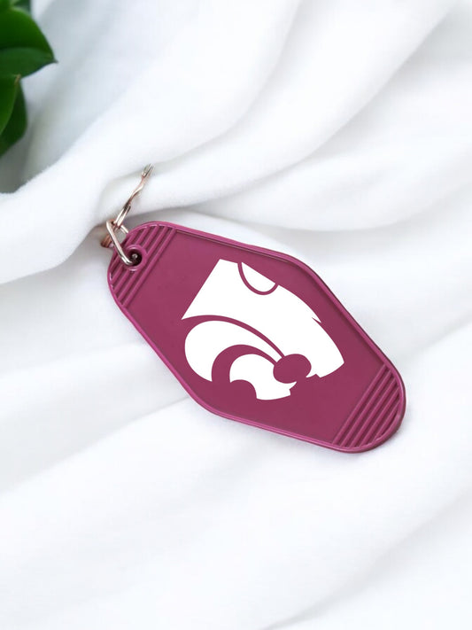 WILDCATS Logo Motel Keychain