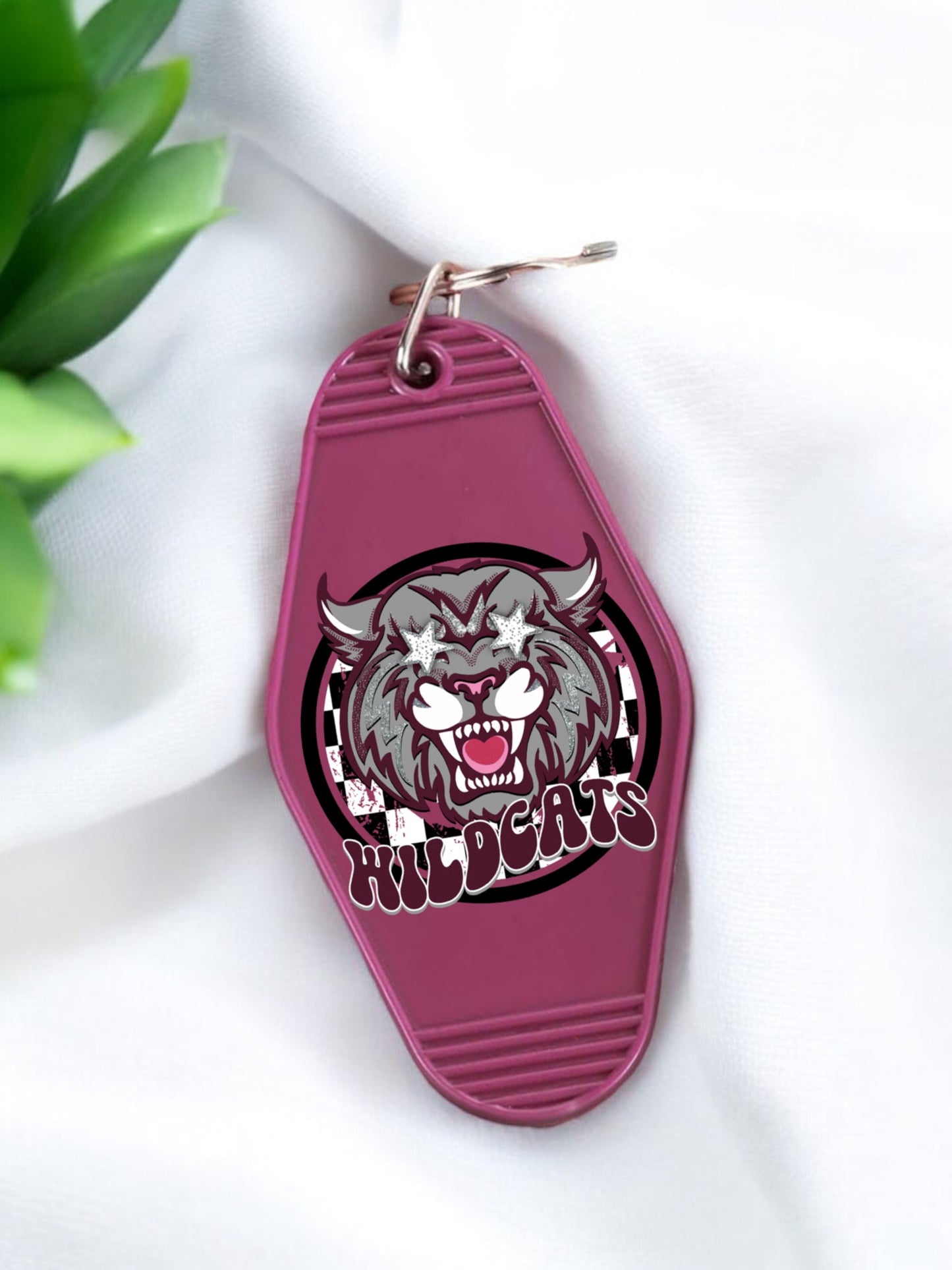 WILDCATS Motel Keychain