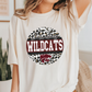 WILDCATS FAUX GLITTER tee