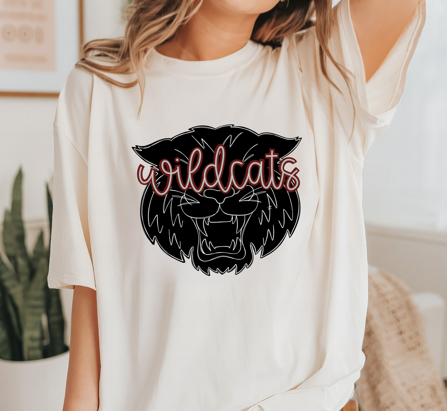 WILDCATS MASCOT tee