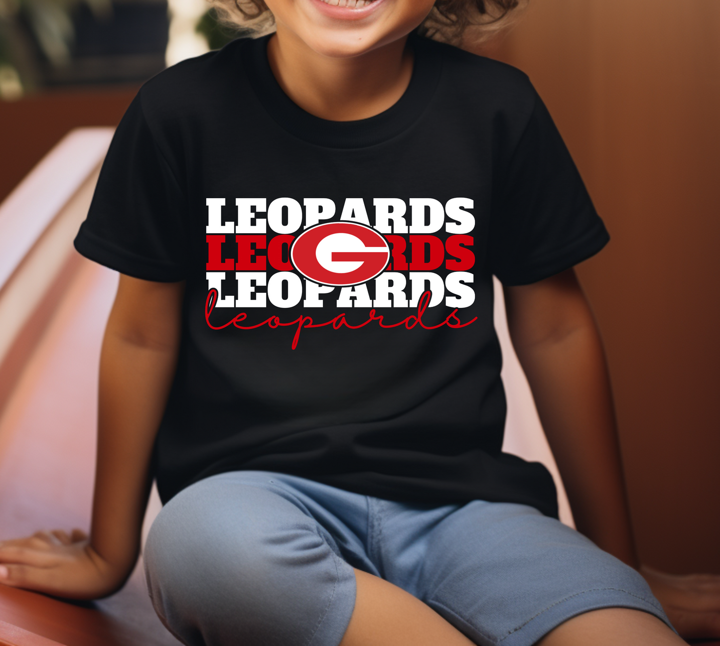 Youth GAINESVILLE LEOPARDS Logo Top