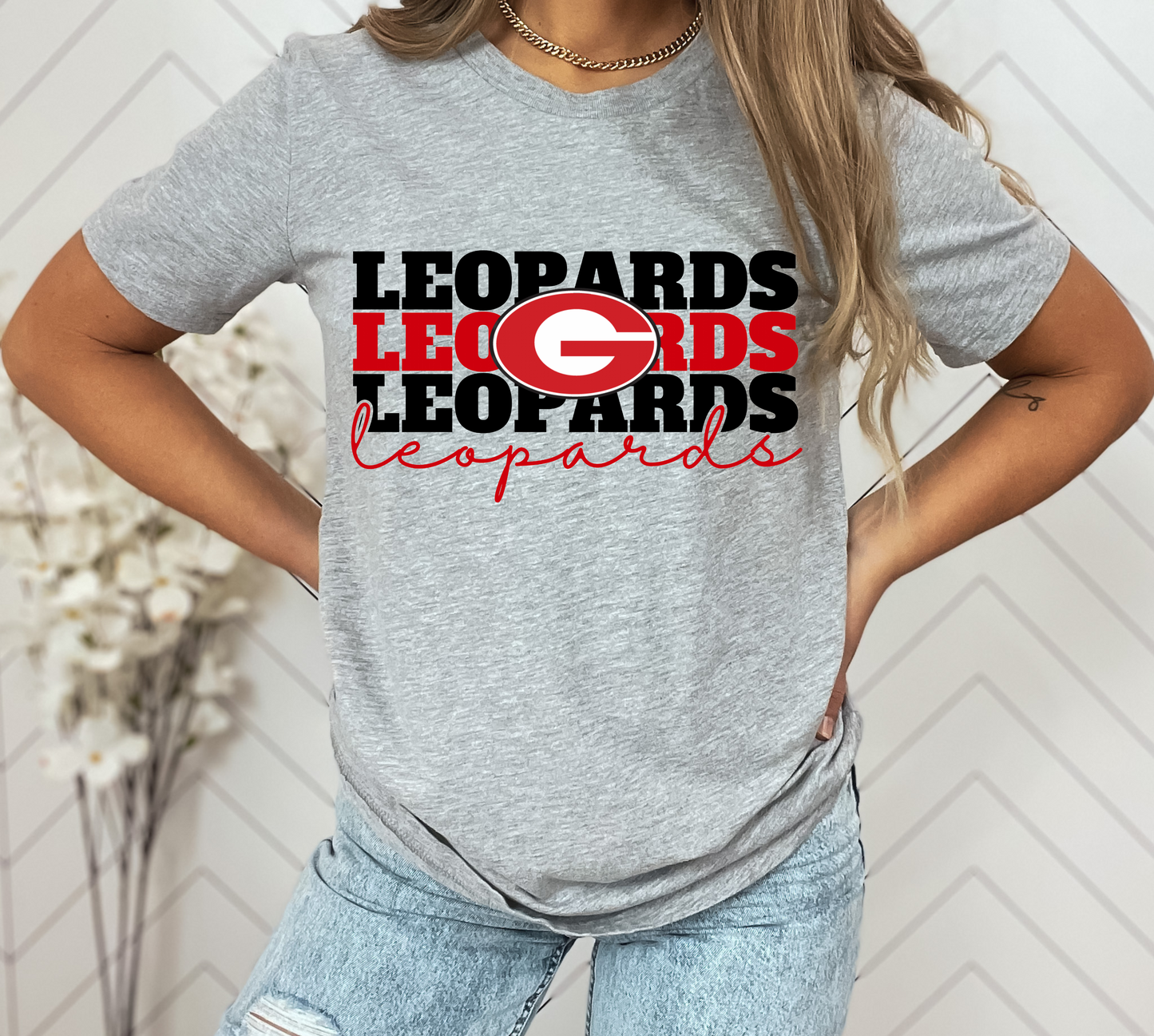 Youth GAINESVILLE LEOPARDS Logo Top