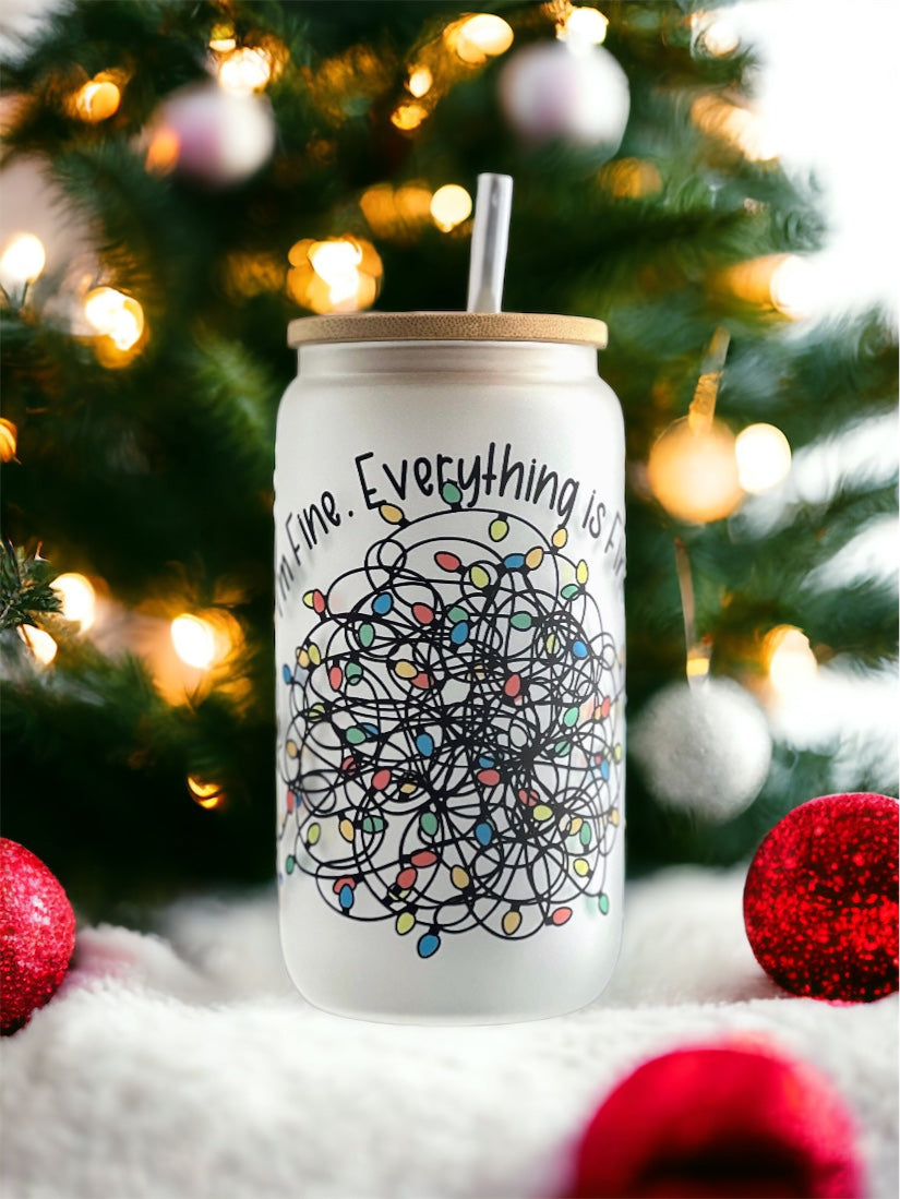 Everything Is Fine - Frosted Tumbler