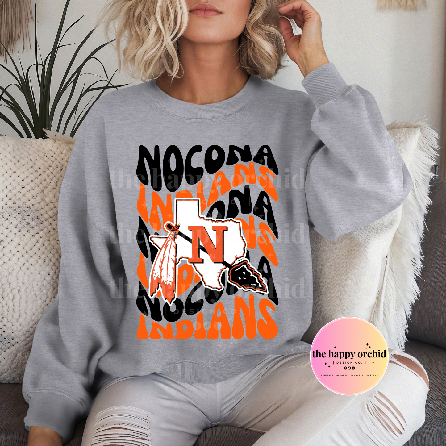 NOCONA INDIANS RETRO WAVE Top