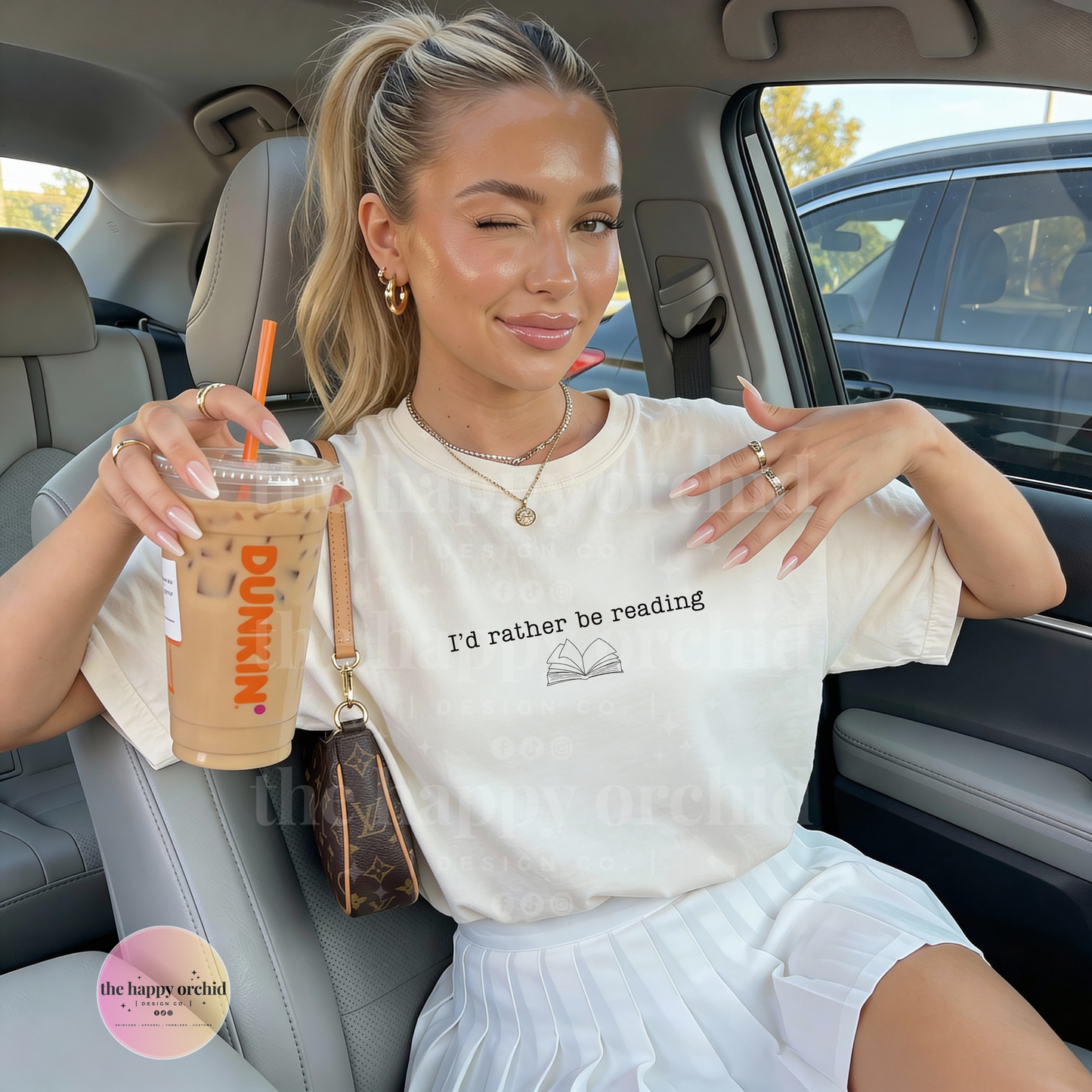 I'D RATHER BE READING | Comfort Colors Top