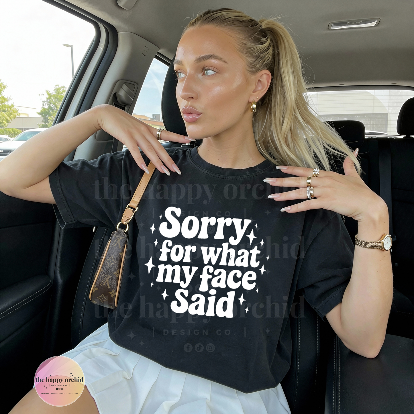 SORRY FOR WHAT MY FACE SAID | Comfort Colors Top